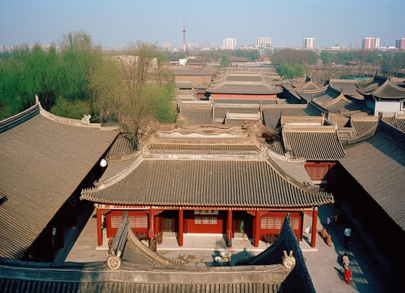 北京涛贝勒府四合院中式庭院建筑摄影图,高清,摄影图,摄影图片,图片大全,摄影图免费下载